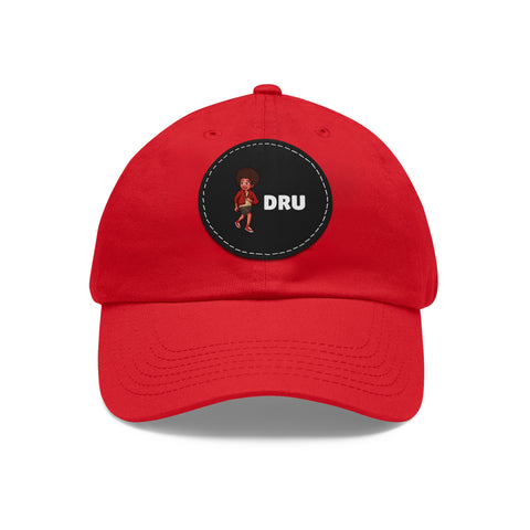 Dru Dad Hat with Leather Patch (Round)