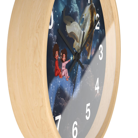 Through The Night Wall Clock