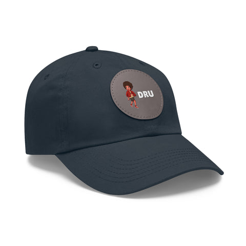 Dru Dad Hat with Leather Patch (Round)