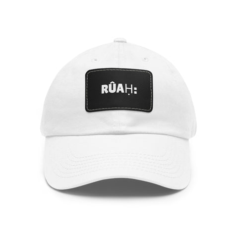 RUAH Dad Hat with Leather Patch (Rectangle)