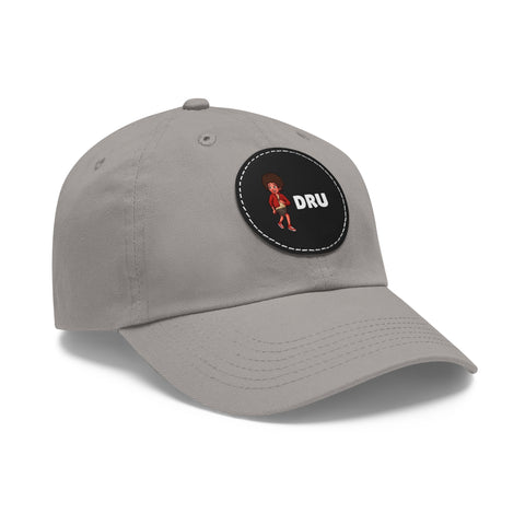 Dru Dad Hat with Leather Patch (Round)