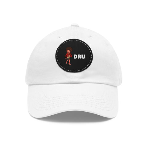 Dru Dad Hat with Leather Patch (Round)