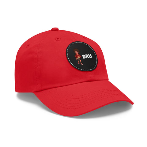 Dru Dad Hat with Leather Patch (Round)