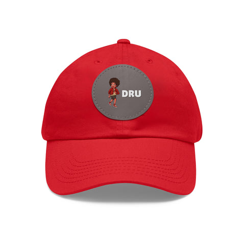 Dru Dad Hat with Leather Patch (Round)