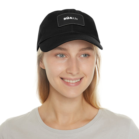 RUAH Dad Hat with Leather Patch (Rectangle)