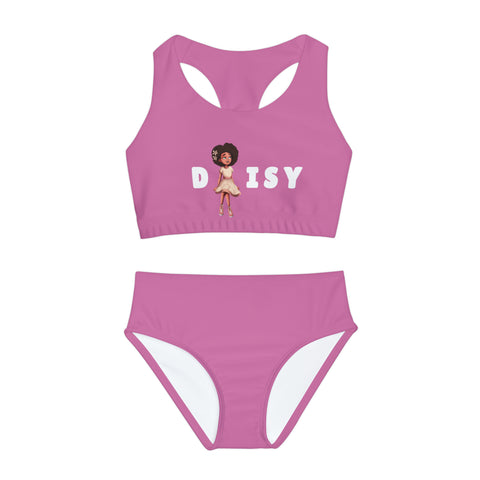 Daisy Pink Lemonade Two-Piece Swimsuit