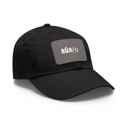 RUAH Dad Hat with Leather Patch (Rectangle)