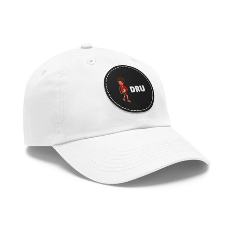 Dru Dad Hat with Leather Patch (Round)