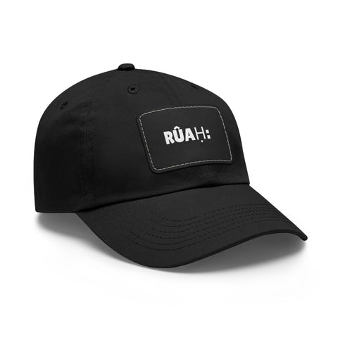 RUAH Dad Hat with Leather Patch (Rectangle)