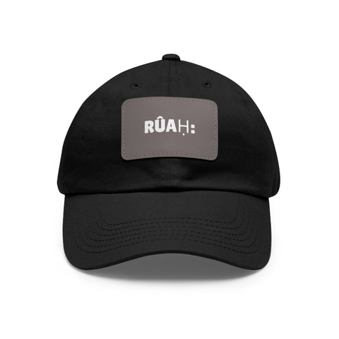 RUAH Dad Hat with Leather Patch (Rectangle)