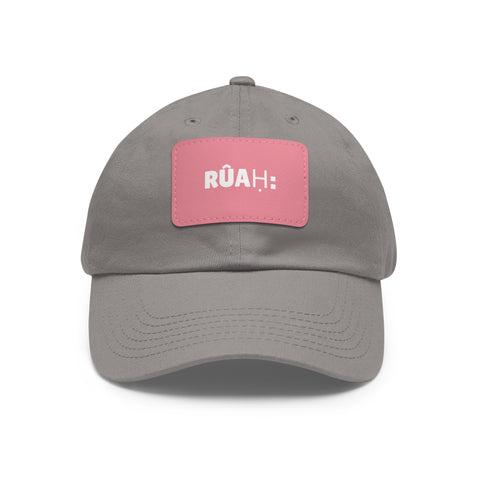 RUAH Dad Hat with Leather Patch (Rectangle)