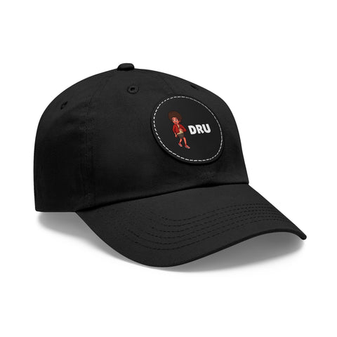 Dru Dad Hat with Leather Patch (Round)