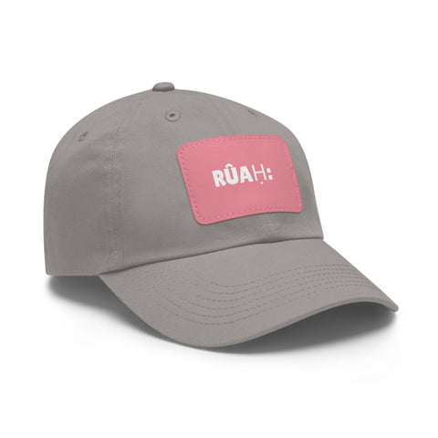 RUAH Dad Hat with Leather Patch (Rectangle)