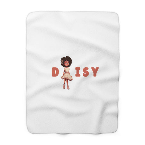 Daisy Snow Fleece Blanket