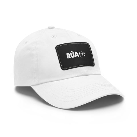 RUAH Dad Hat with Leather Patch (Rectangle)