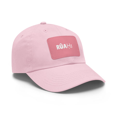 RUAH Dad Hat with Leather Patch (Rectangle)