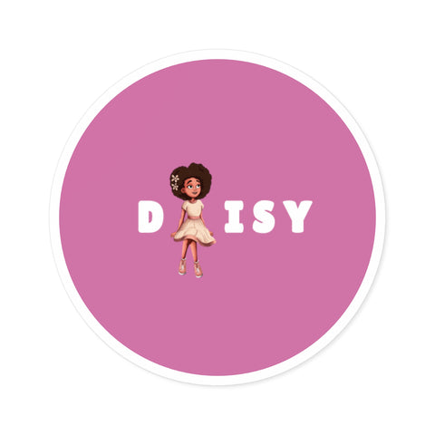 Daisy Round Sticker