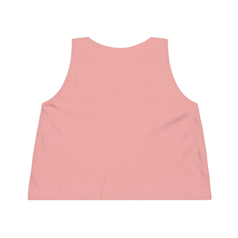 Mom's Daisy Bubblegum Cropped Tank Top