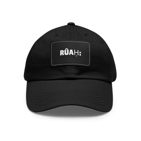 RUAH Dad Hat with Leather Patch (Rectangle)