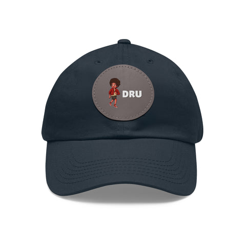 Dru Dad Hat with Leather Patch (Round)