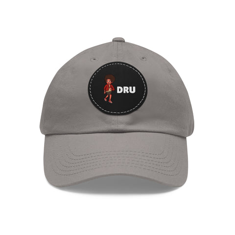 Dru Dad Hat with Leather Patch (Round)