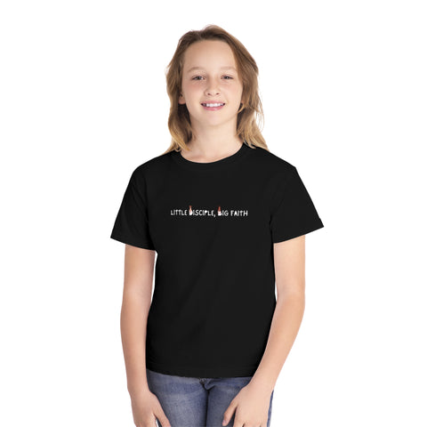 Big Kids Little Disciple, Big Faith Tee (Multiple Colors)